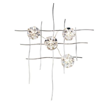 IL70018  Aviance Crystal Small Wall Lamp Art Switched